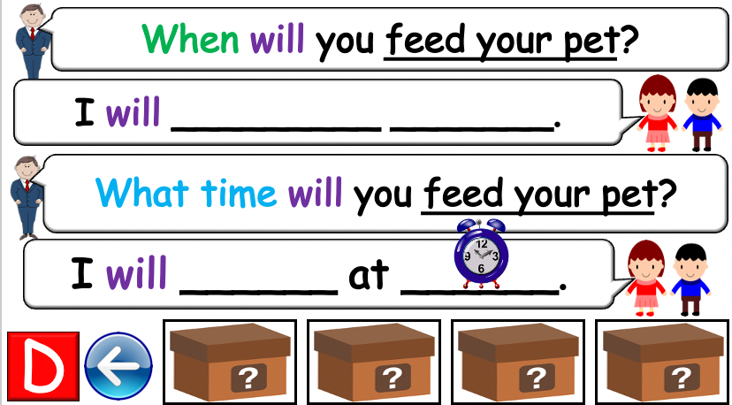 Grade 4 (or 5) - ESL Lesson - Daily Activities (Before/After) - PowerPoint Lesson