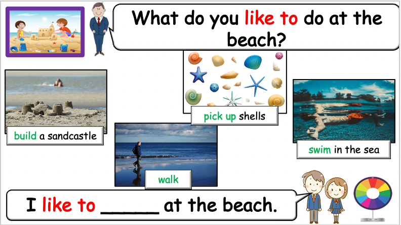 Grade 5-6 - ESL Lesson - What did you do this summer holiday? - PowerPoint Lesson
