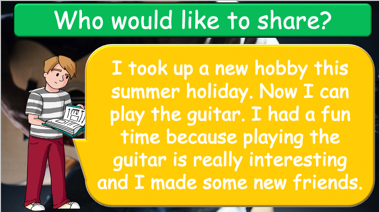 Grade 5-6 - ESL Lesson - What did you do this summer holiday? - PowerPoint Lesson