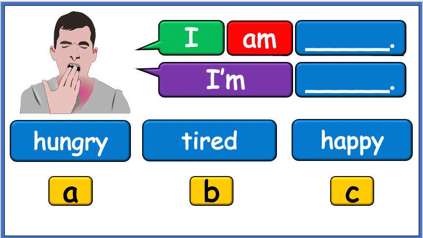 Grade 1-2 - ESL Lesson - First Day of School / How are you? Vocabulary Set 1 - PowerPoint Lesson