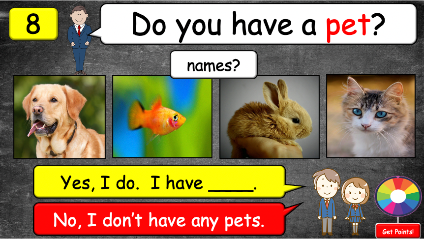 Grade 3-4 - ESL Lesson - First day of school? - Self-Introductions - PowerPoint Lesson