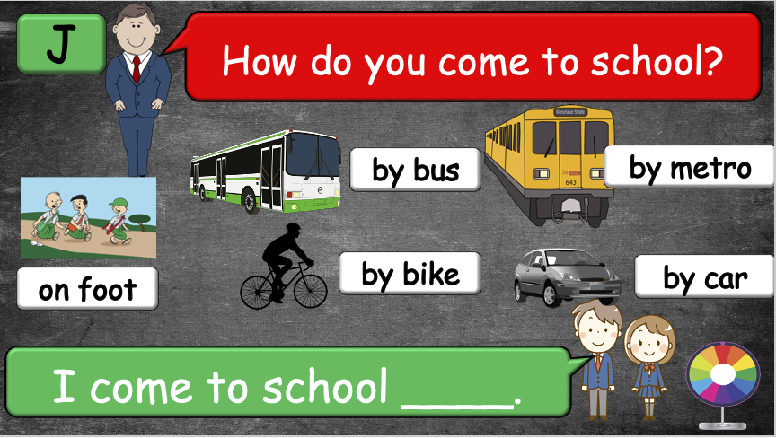 Grade 5-6 - ESL Lesson - First Day of School - Getting to know you - PowerPoint Lesson