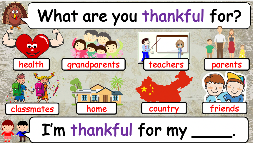 Grade 4 - ESL Lesson - Thanksgiving - PowerPoint Lesson