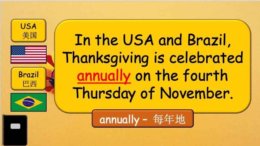 Grade 5-6 - ESL Lesson - Thanksgiving Lesson