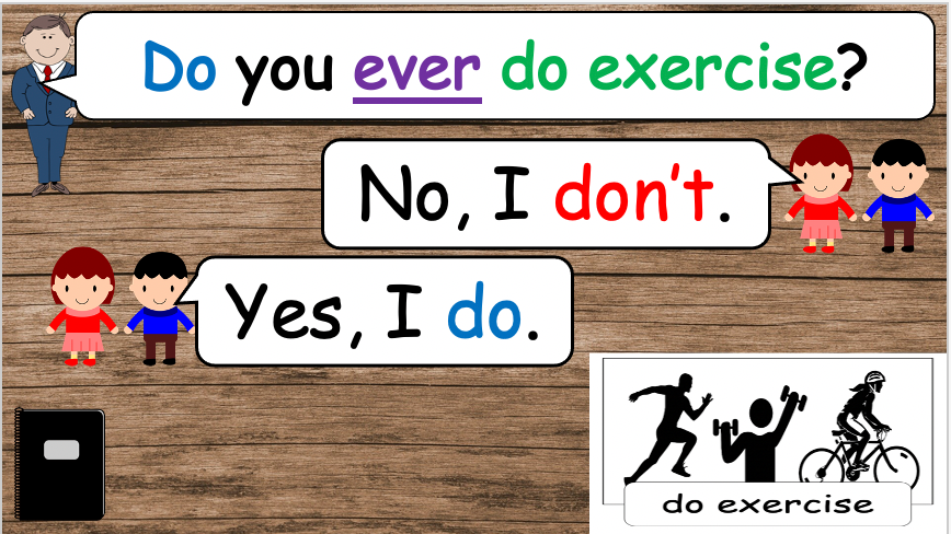 Grade 4-6 - ESL lesson - Do you ever...? - PowerPoint Lesson