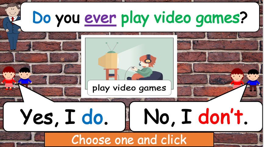 Grade 4-6 - ESL lesson - Do you ever...? - PowerPoint Lesson