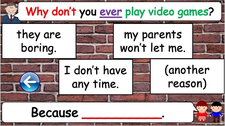 Grade 4-6 - ESL lesson - Do you ever...? - PowerPoint Lesson