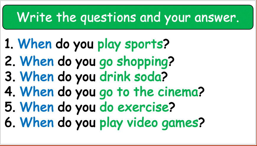 Grade 4-6 - ESL Lesson - Adverbs of Frequency - PowerPoint Lesson