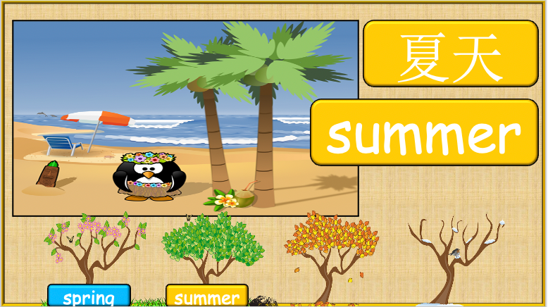 Grade 1-2 - ESL Lesson - Seasons - Part 1 - Weather and Adjectives - PowerPoint Lesson