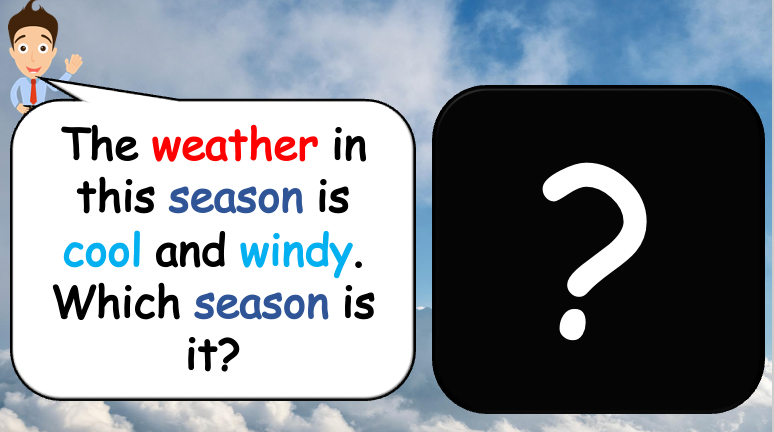 Grade 1-2 - ESL Lesson - Seasons - Part 1 - Weather and Adjectives - PowerPoint Lesson