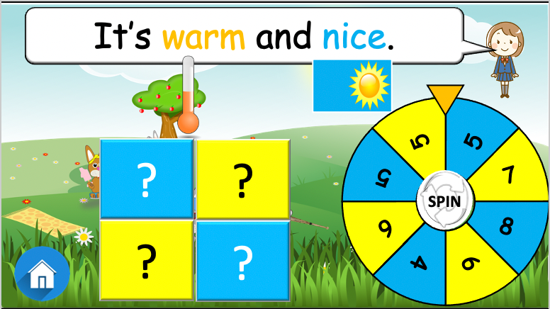 Grade 1-2 - ESL Lesson - Seasons - Part 1 - Weather and Adjectives - PowerPoint Lesson