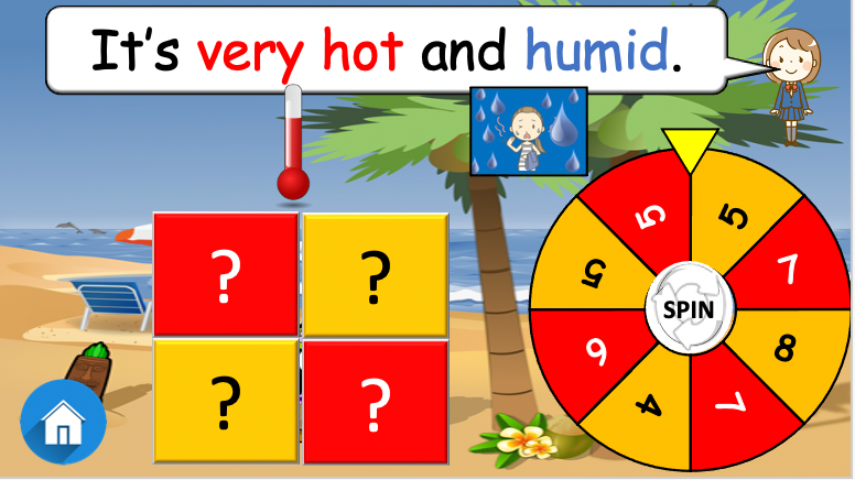 Grade 1-2 - ESL Lesson - Seasons - Part 1 - Weather and Adjectives - PowerPoint Lesson