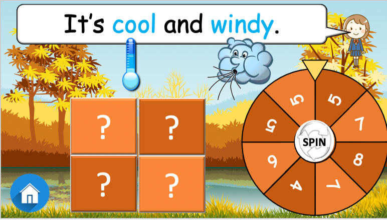 Grade 1-2 - ESL Lesson - Seasons - Part 1 - Weather and Adjectives - PowerPoint Lesson