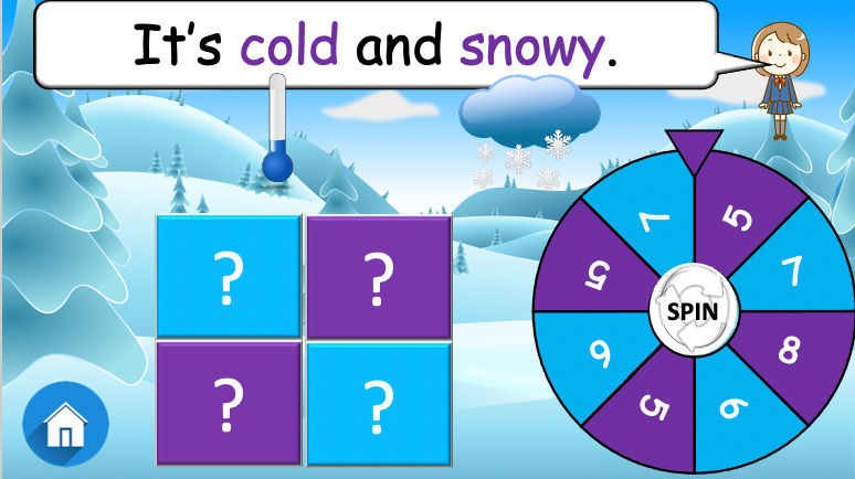Grade 1-2 - ESL Lesson - Seasons - Part 1 - Weather and Adjectives - PowerPoint Lesson