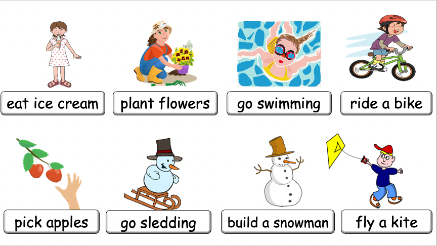 Grade 2-3 - ESL Lesson - Seasons - Part 2 - Activities - PowerPoint Lesson