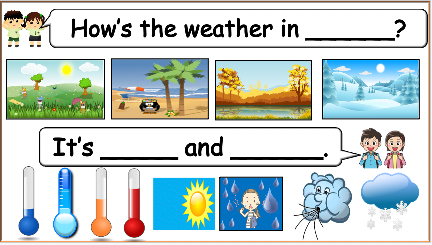 Grade 2-3 - ESL Lesson - Seasons - Part 2 - Activities - PowerPoint Lesson