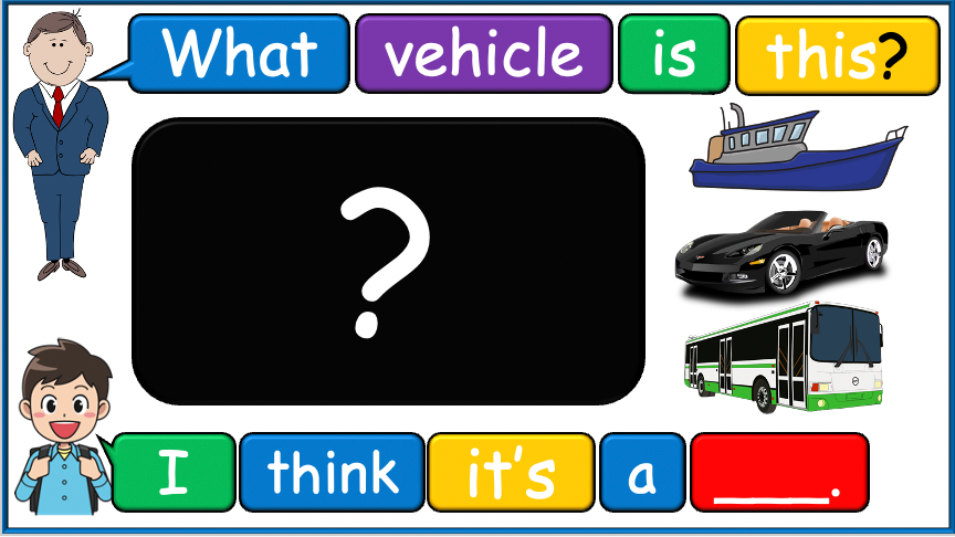 Grade 2 (or 1) - ESL Lesson - Vehicles - Part 1 - PowerPoint Lesson