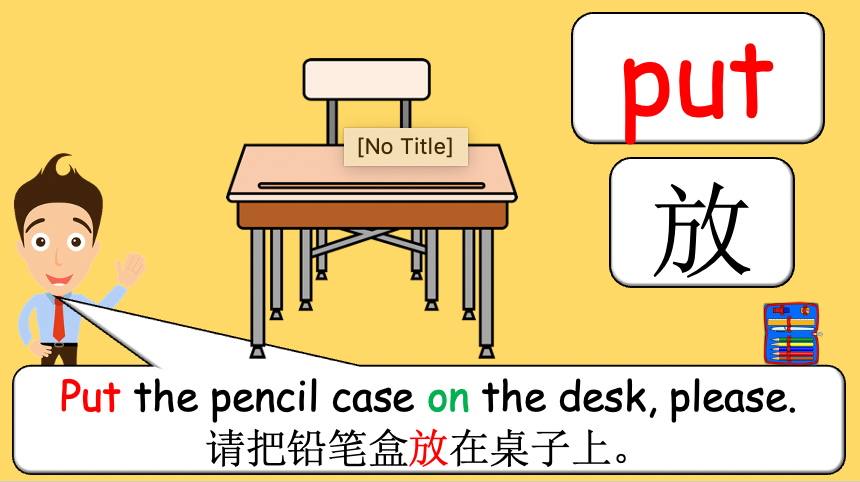 Grade 2-3 - ESL Lesson - Prepositions and "put" - PowerPoint Lesson