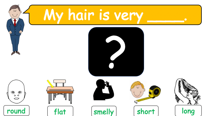 Grade 2-3 - ESL Lesson - Body Parts / Adjectives - PowerPoint Lesson
