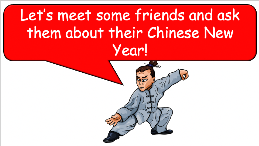 Grade 5-6 - ESL Lesson - What did you do this Chinese New Year? - Part 2 - PowerPoint Lesson