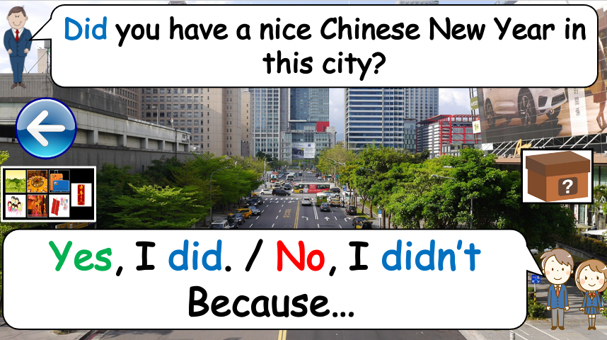Grade 5-6 - ESL Lesson - What did you do this Chinese New Year? - Part 2 - PowerPoint Lesson