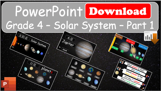 Grade 4 - ESL Lesson - Solar System - Part 1 - PowerPoint Lesson