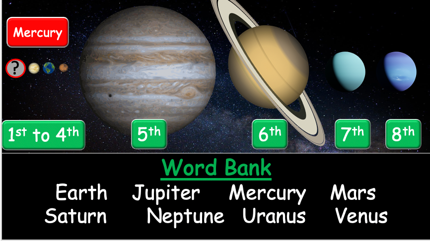 Grade 4 - ESL Lesson - Solar System - Part 1 - PowerPoint Lesson