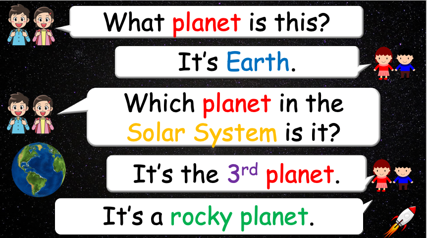 Grade 4 - ESL Lesson - Solar System - Part 1 - PowerPoint Lesson