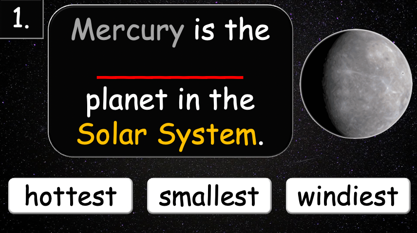 Grade 4 - ESL Lesson - Solar System - Part 2 - PowerPoint Lesson