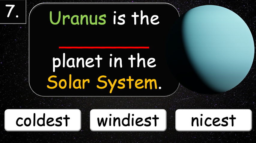 Grade 4 - ESL Lesson - Solar System - Part 2 - PowerPoint Lesson