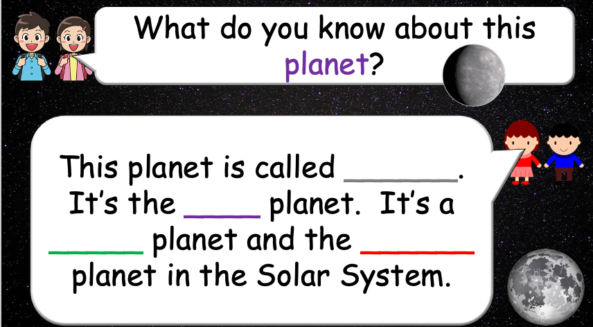 Grade 4 - ESL Lesson - Solar System - Part 2 - PowerPoint Lesson