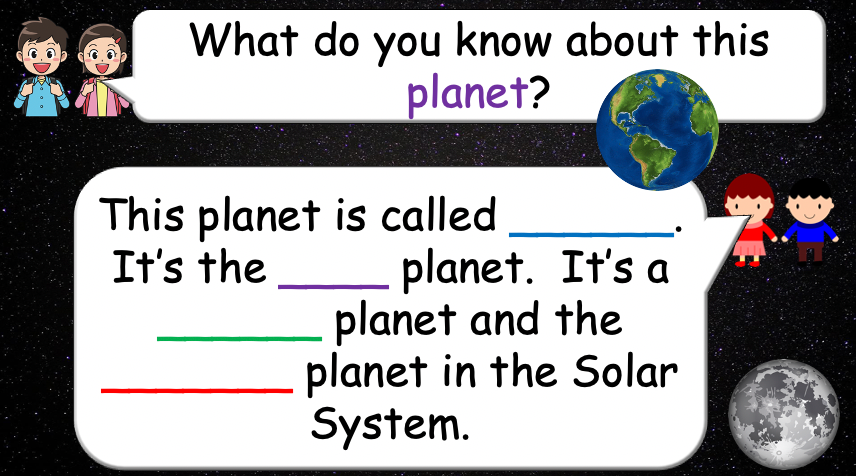 Grade 4 - ESL Lesson - Solar System - Part 2 - PowerPoint Lesson