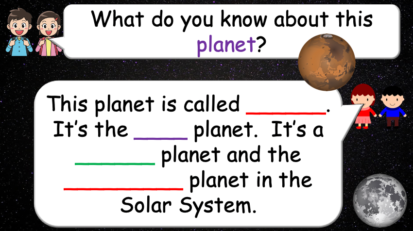 Grade 4 - ESL Lesson - Solar System - Part 2 - PowerPoint Lesson