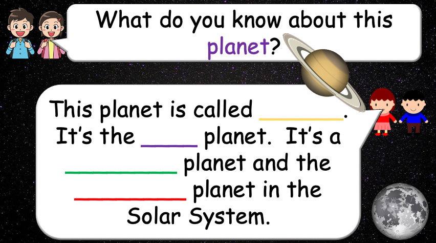 Grade 4 - ESL Lesson - Solar System - Part 2 - PowerPoint Lesson
