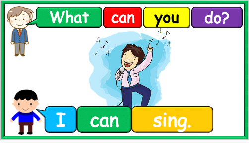 Grade 1 - ESL Lesson - What can you do? / Simple Verbs - PowerPoint Lesson