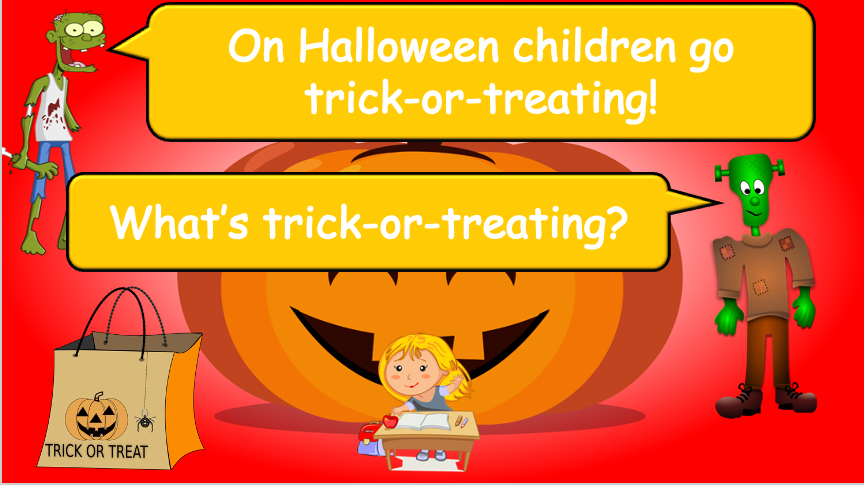 Grade 2-3 - ESL Lesson - Halloween - PowerPoint Lesson