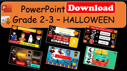Grade 2-3 - ESL Lesson - Halloween - PowerPoint Lesson