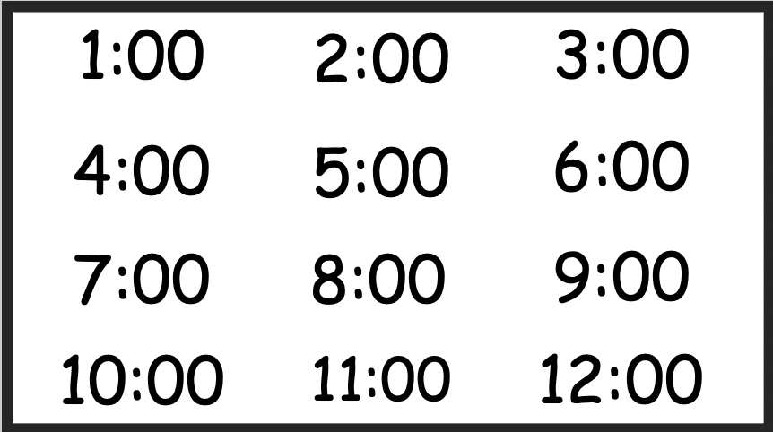 Grade 2-3 - ESL Lesson - What time is it? - PowerPoint Lesson