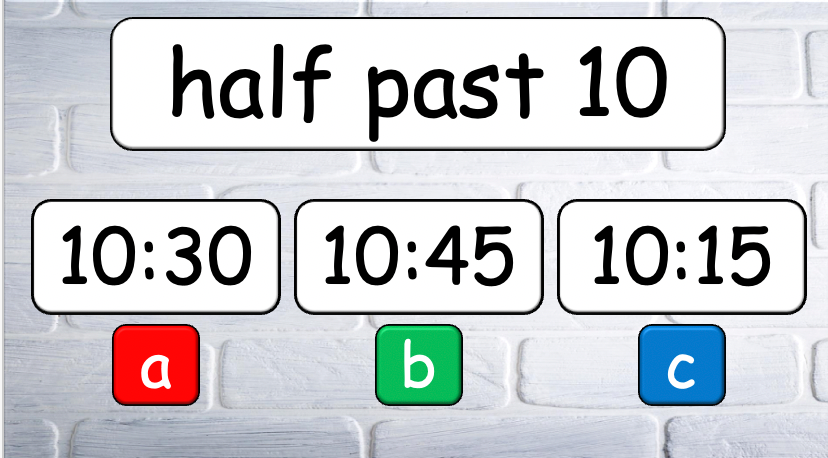 Grade 4 - ESL Lesson - What time is it? - Harder Version - PowerPoint Lesson