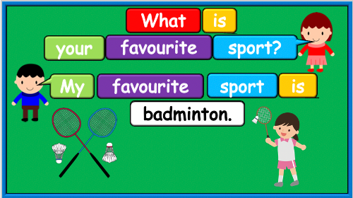 Grade 2-3 (or 4) - ESL Lesson - Favourite Sports - PowerPoint Lesson