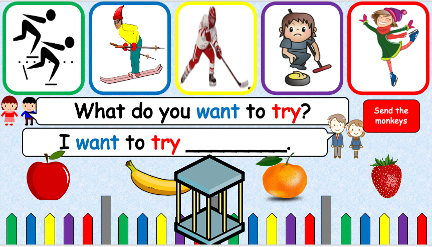 Grade 2-3 - ESL Lesson - Winter Olympics - PowerPoint Lesson