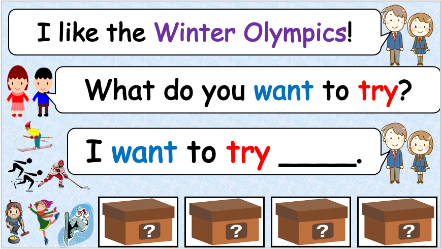 Grade 2-3 - ESL Lesson - Winter Olympics - PowerPoint Lesson
