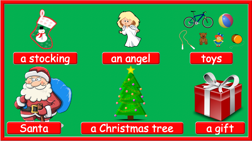 Grade 1-3 - ESL Lesson - Christmas Lesson - PowerPoint Lesson
