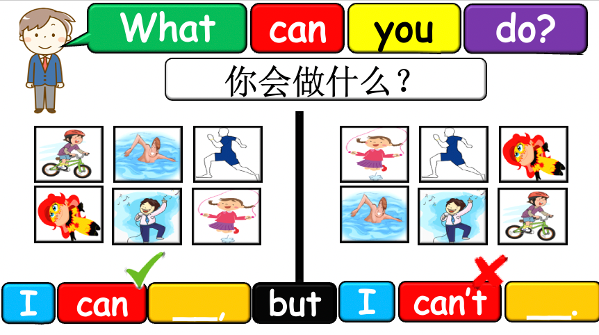 Grade 2-3 - ESL Lesson - What can you do? (but) - PowerPoint Lesson