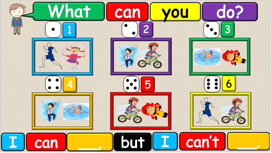 Grade 2-3 - ESL Lesson - What can you do? (but) - PowerPoint Lesson