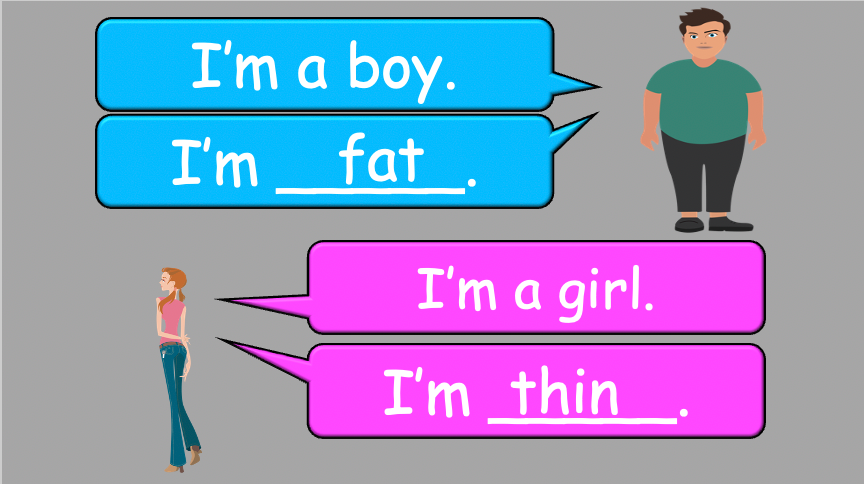 Grade 2-3 - ESL Lesson - Simple Adjectives and Sentences - PowerPoint Lesson