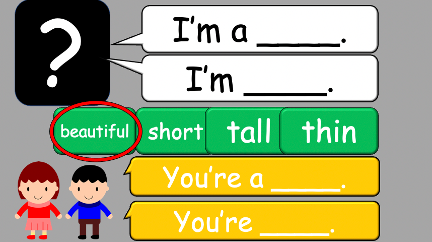 Grade 2-3 - ESL Lesson - Simple Adjectives and Sentences - PowerPoint Lesson