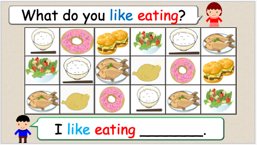 Grade 2-3 - ESL Lesson - What do you like eating? - Normal Version - PowerPoint Lesson