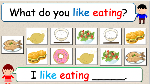 Grade 2-3 - ESL Lesson - What do you like eating? - Normal Version - PowerPoint Lesson