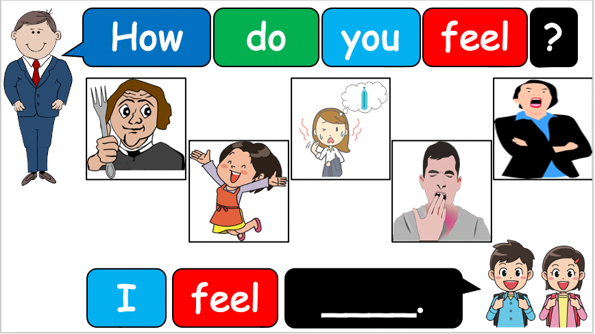 Grade 2-3 (or 4) - ESL Lesson - How do you feel? - Part 1 - PowerPoint Lesson